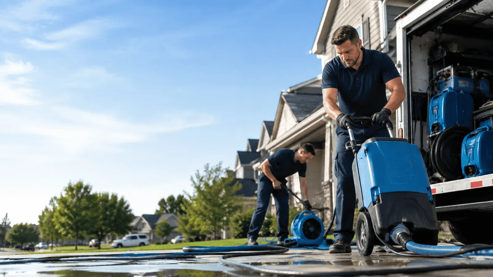 Structural Drying being performed in Oakland City, IN